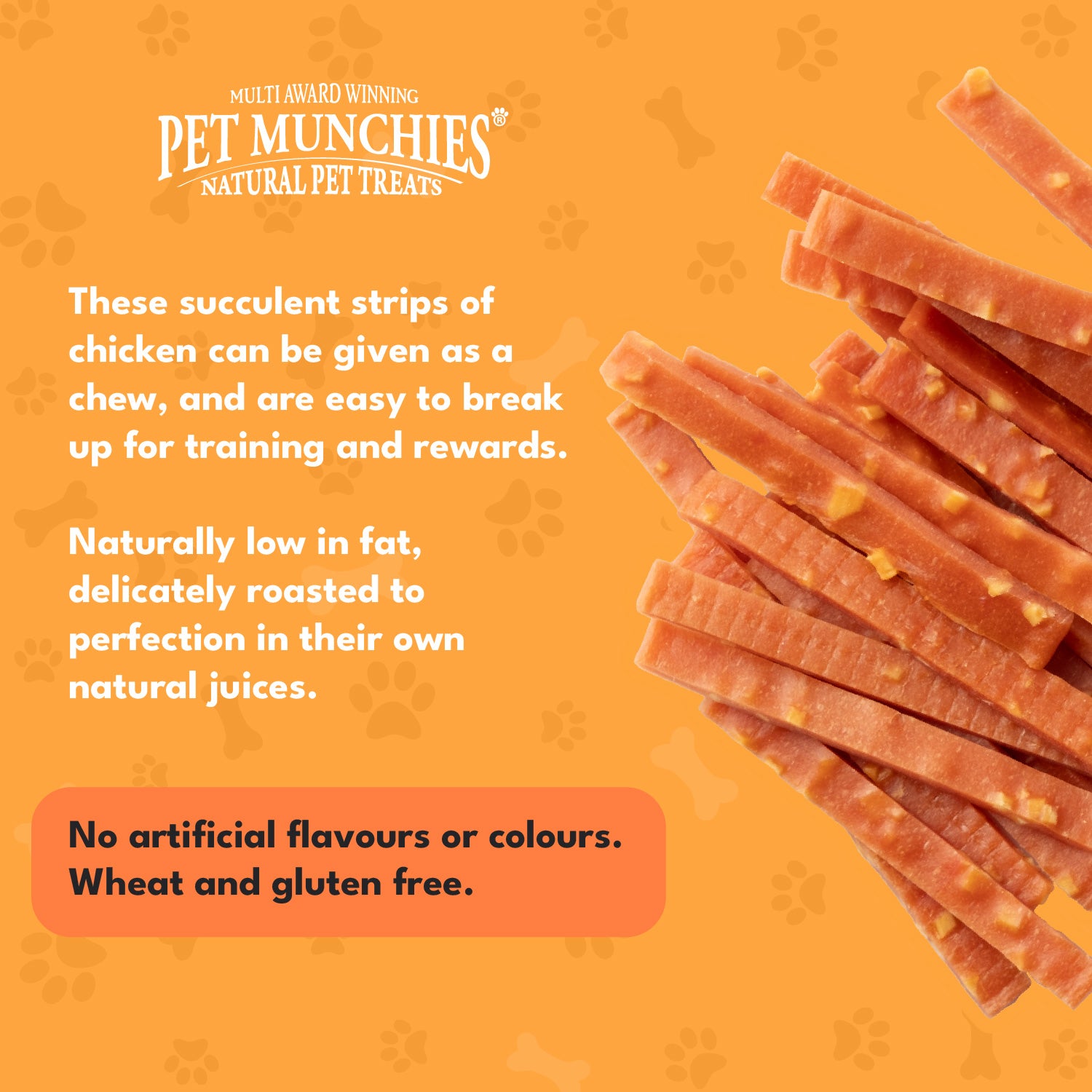 Pet Munchies Chicken and Cheese Dog Treats 100g - 1 or 8 Pack Sticks, Strips & Twists