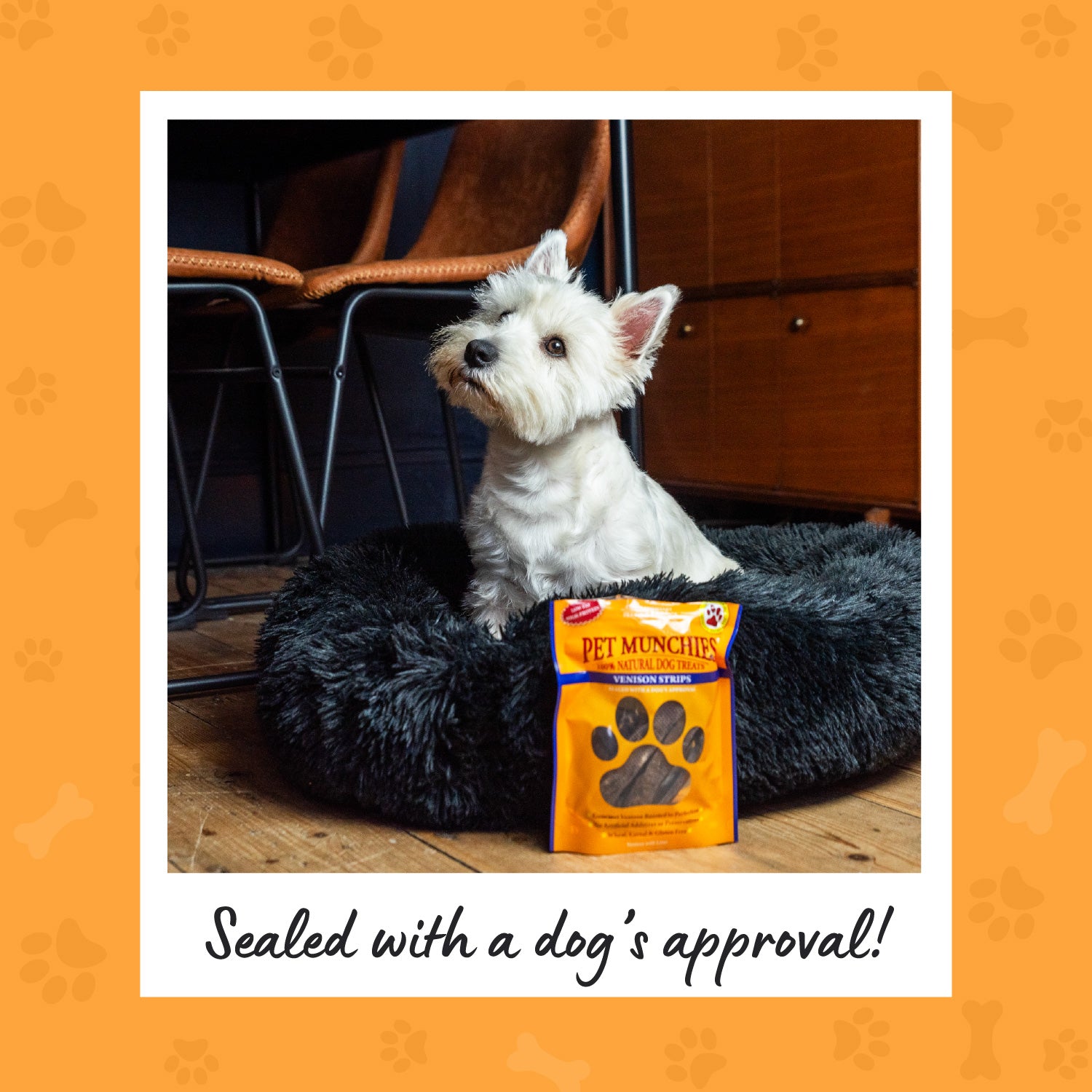 Pet Munchies Venison Strips Dog Treats 75g - 1 or 8 Pack Sticks, Strips & Twists