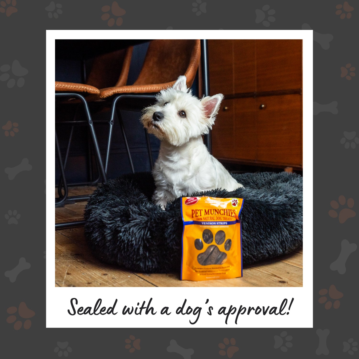 Pet Munchies Venison Strips Dog Treats 75g - 1 or 8 Pack Sticks, Strips & Twists