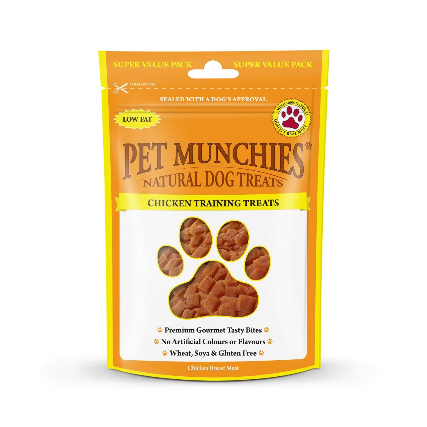 Pet Munchies Chicken Training Dog Treats 150g - 1 or 8 Pack Training
