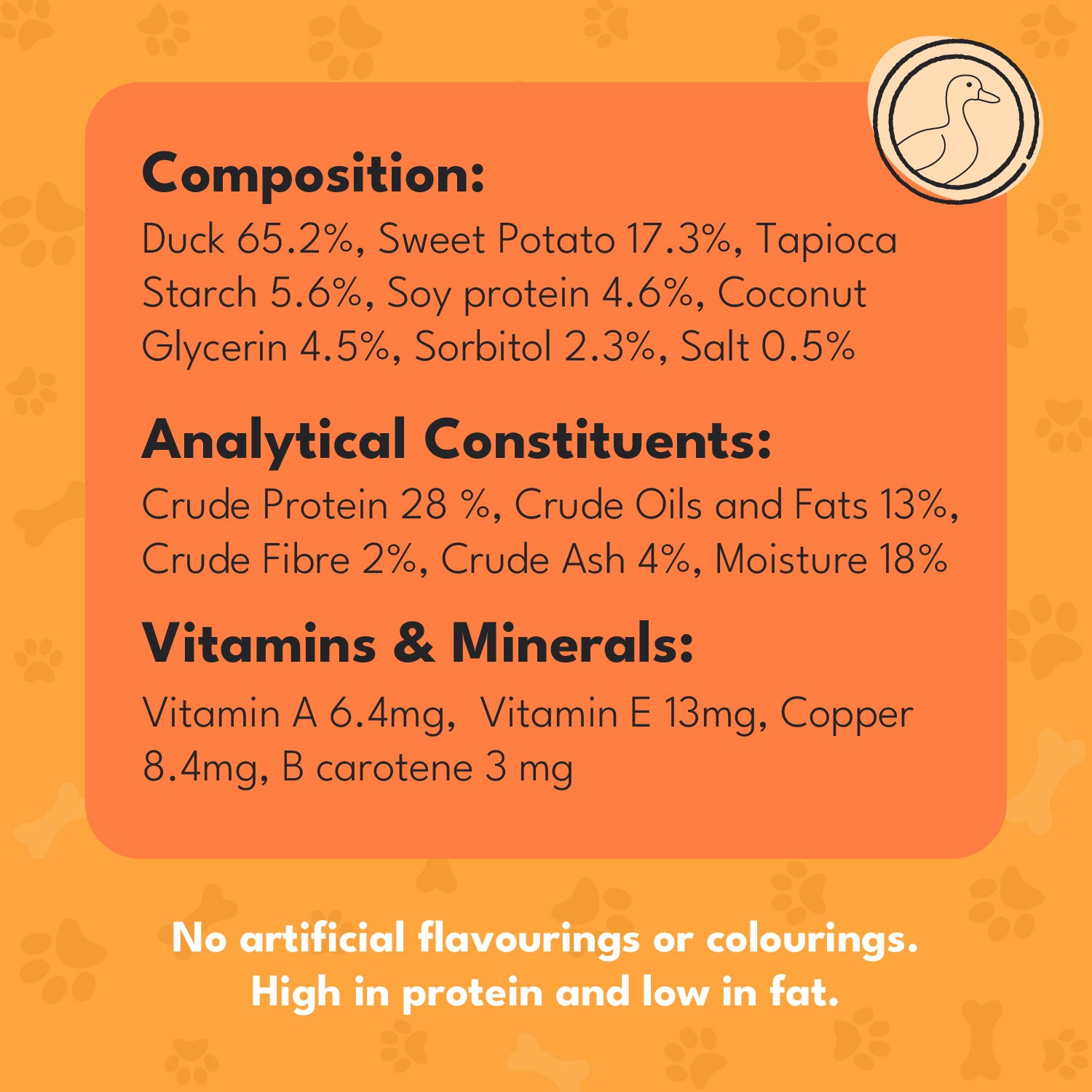 Pet Munchies Duck and Sweet Potato Dog Treats 90g - 1 or 8 Pack Sticks, Strips & Twists