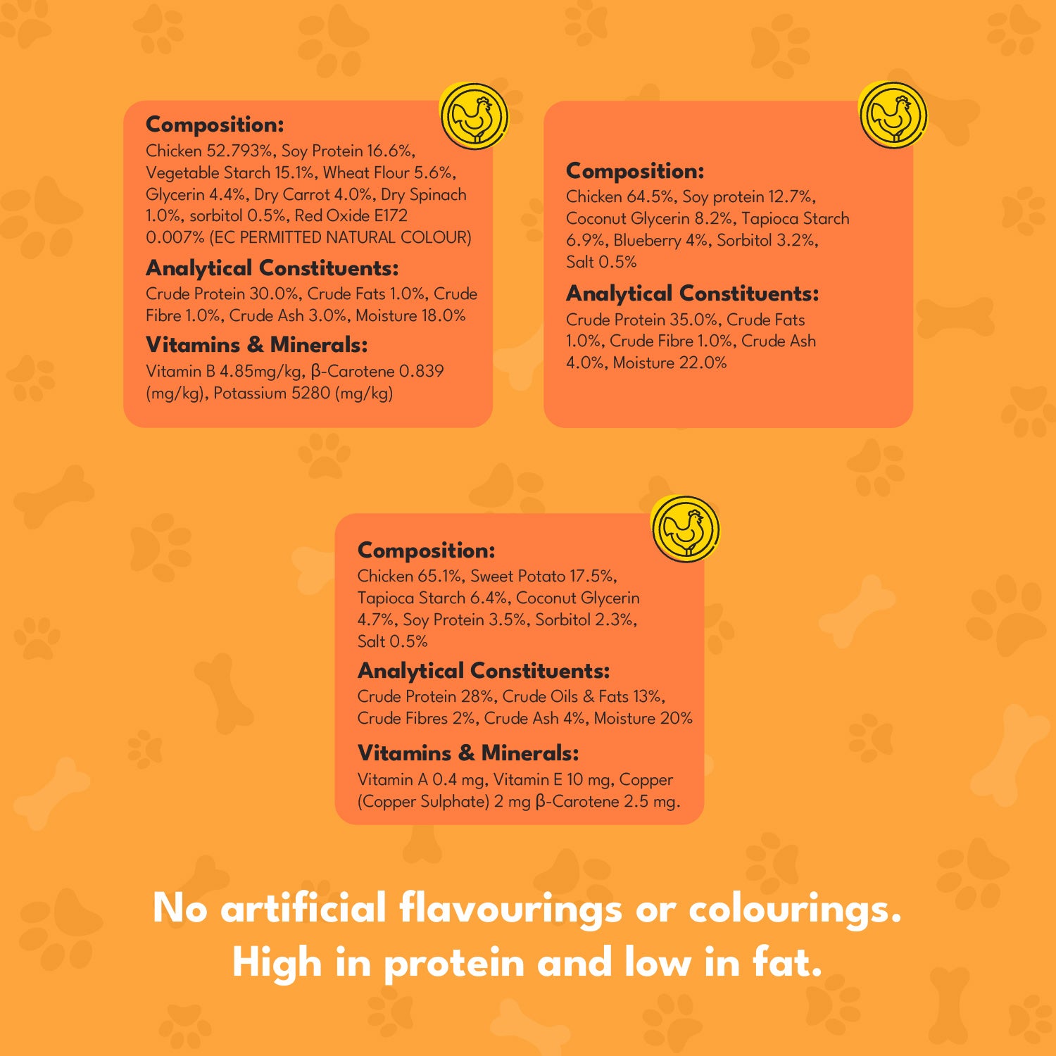 Pet Munchies Mixed Chicken Stick Bundle - 18 Pack Sticks, Strips & Twists