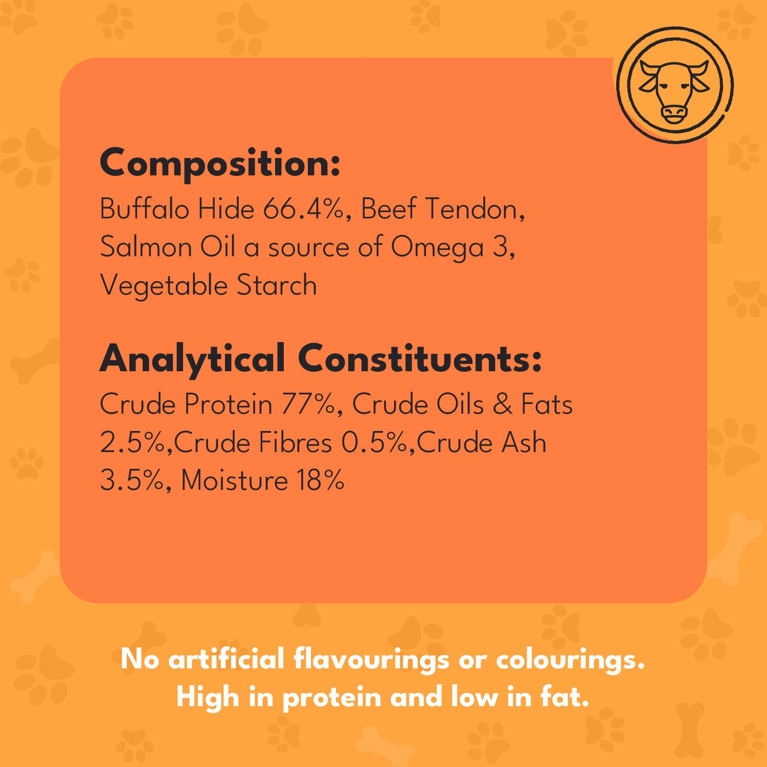 Pet Munchies Large Dental Buffalo Dog Chews 90g - 1 or 8 Pack Dental Chews