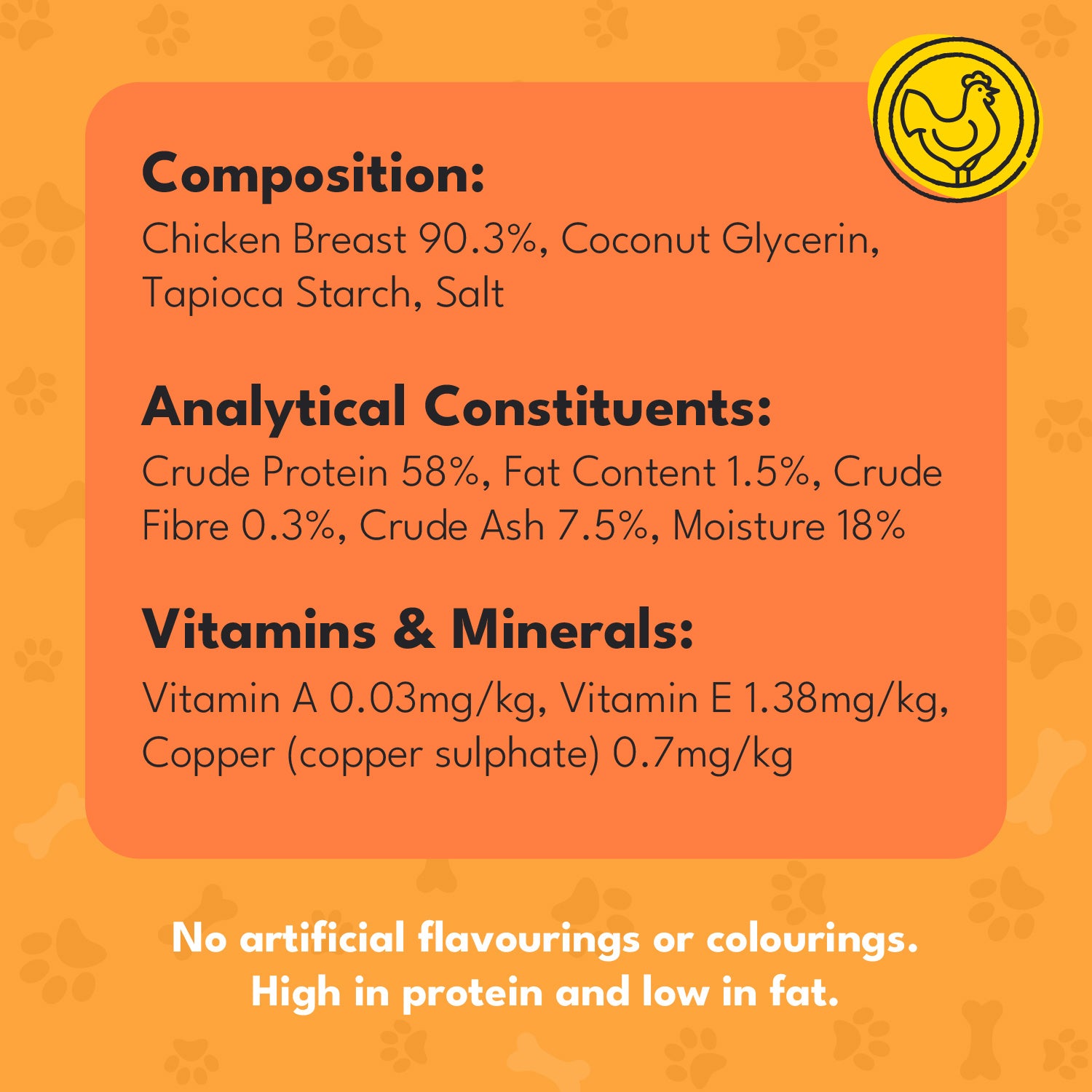 Pet Munchies Chicken Breast Fillets Dog Treats 100g - 1 or 8 Pack Fillets