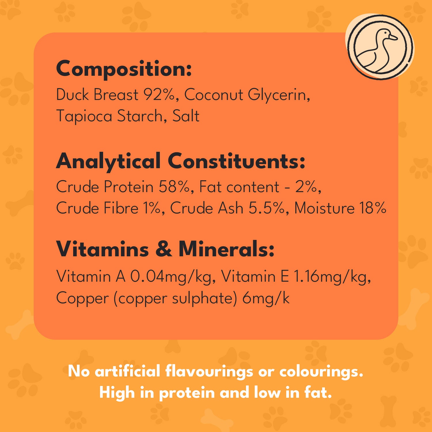 Pet Munchies Duck Breast Fillets Dog Treats 80g - 1 or 8 Pack Fillets