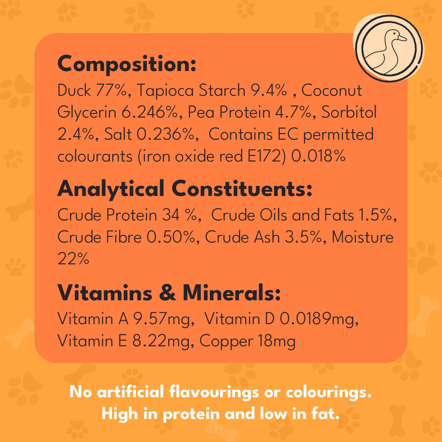 Pet Munchies Duck Dog Training Treats 50g - 1 or 8 Pack Training