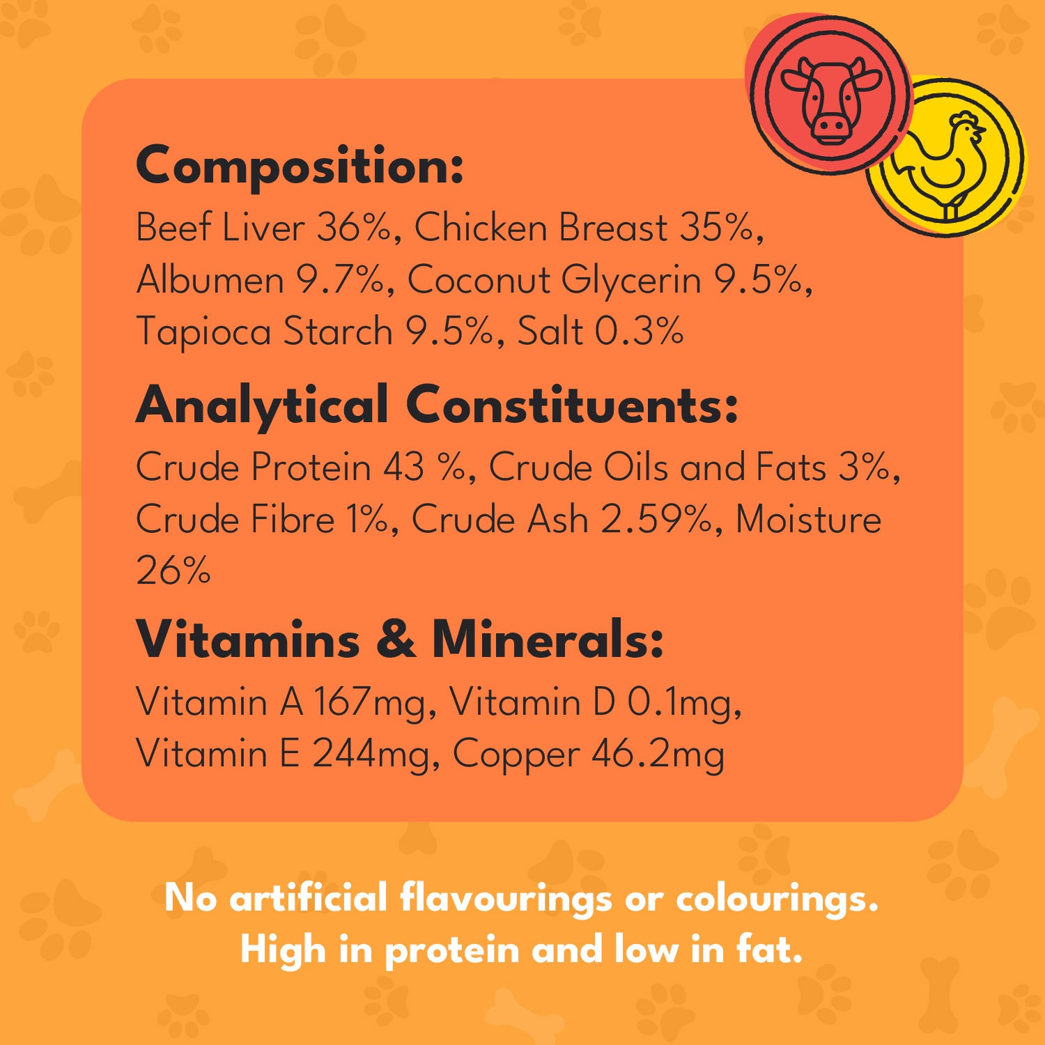 Pet Munchies Liver and Chicken Dog Training Treats 50g - 1 or 8 Pack