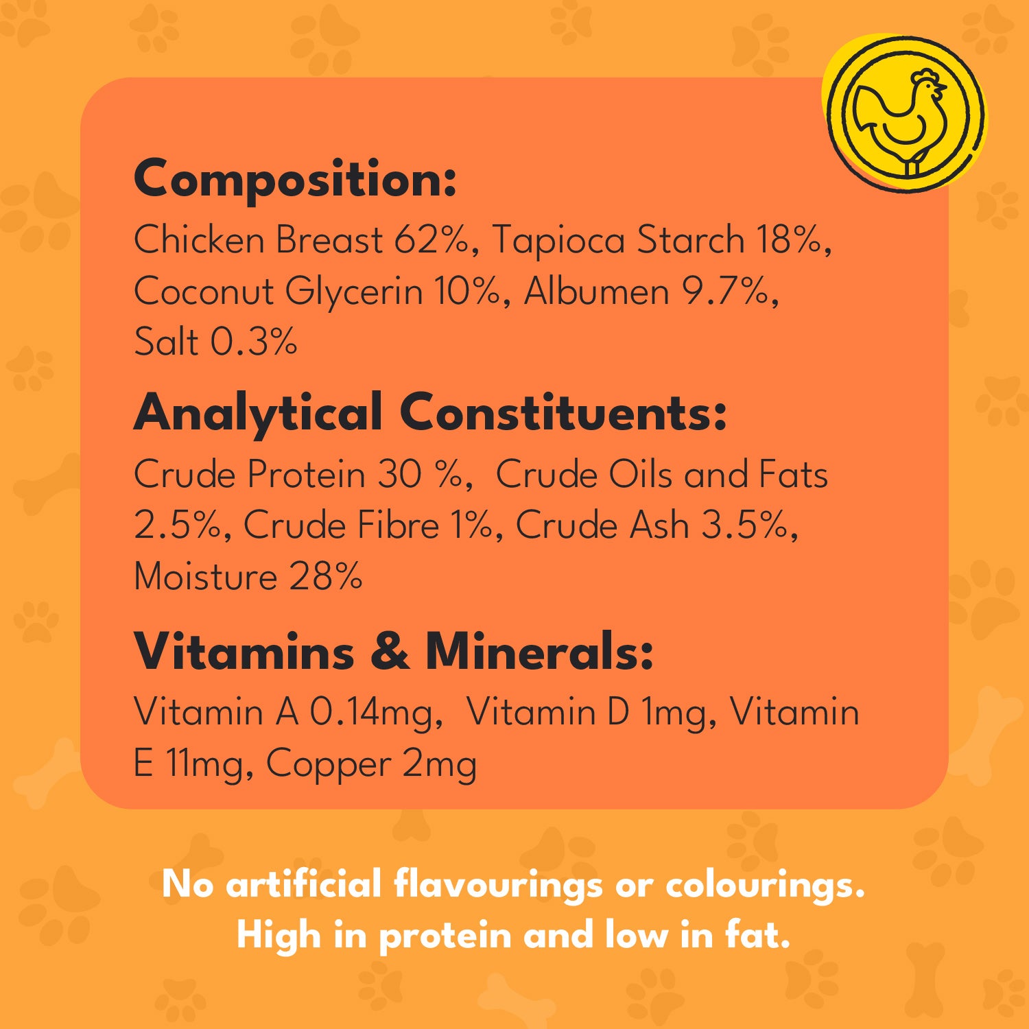 Pet Munchies Chicken Dog Training Treats 50g - 1 or 8 Pack Training