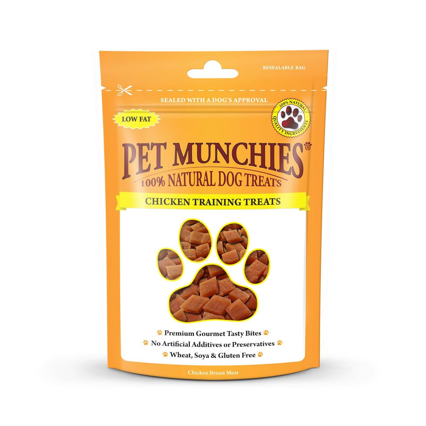 Pet Munchies Chicken Dog Training Treats 50g - 1 or 8 Pack