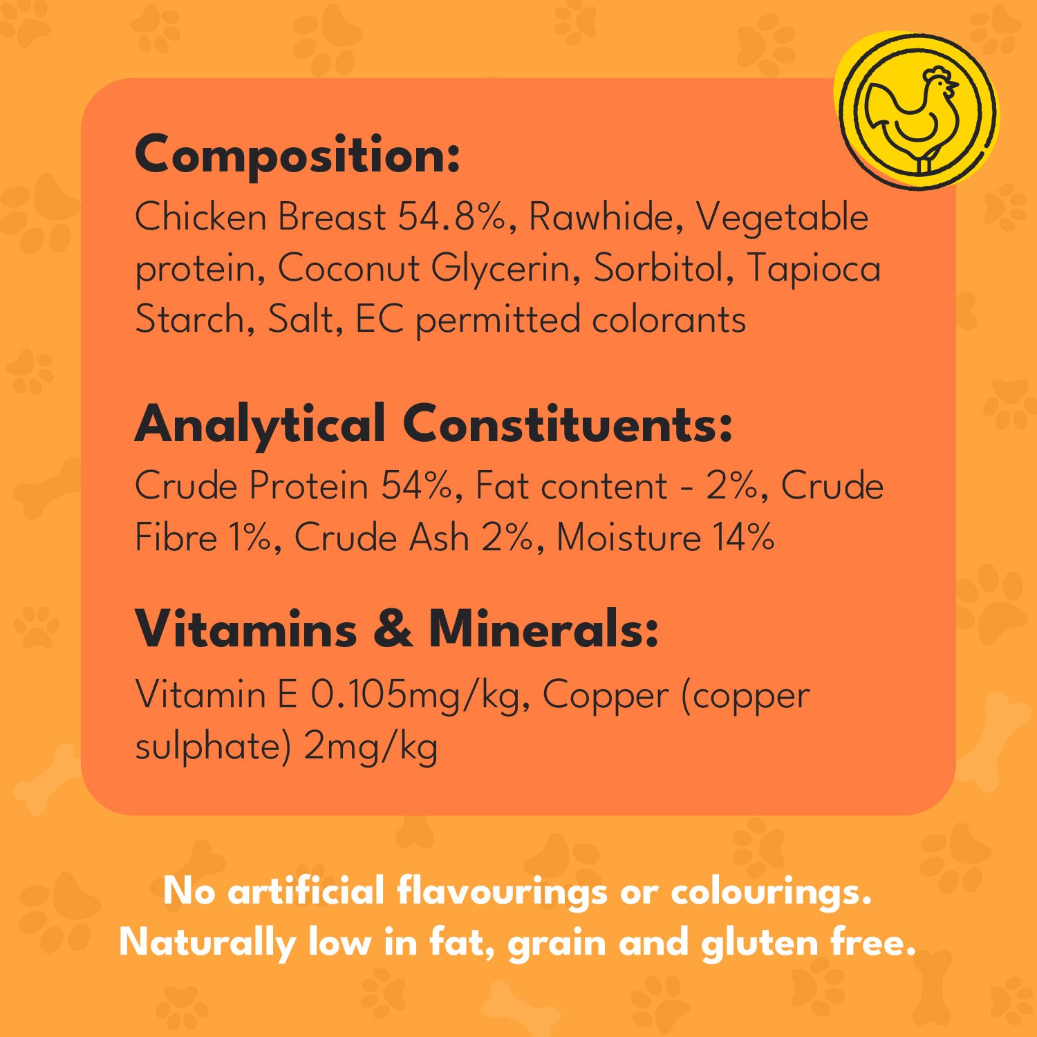 Pet Munchies Chicken and Rawhide Dumbbells Dog Treats 80g - 1 or 8 Pack