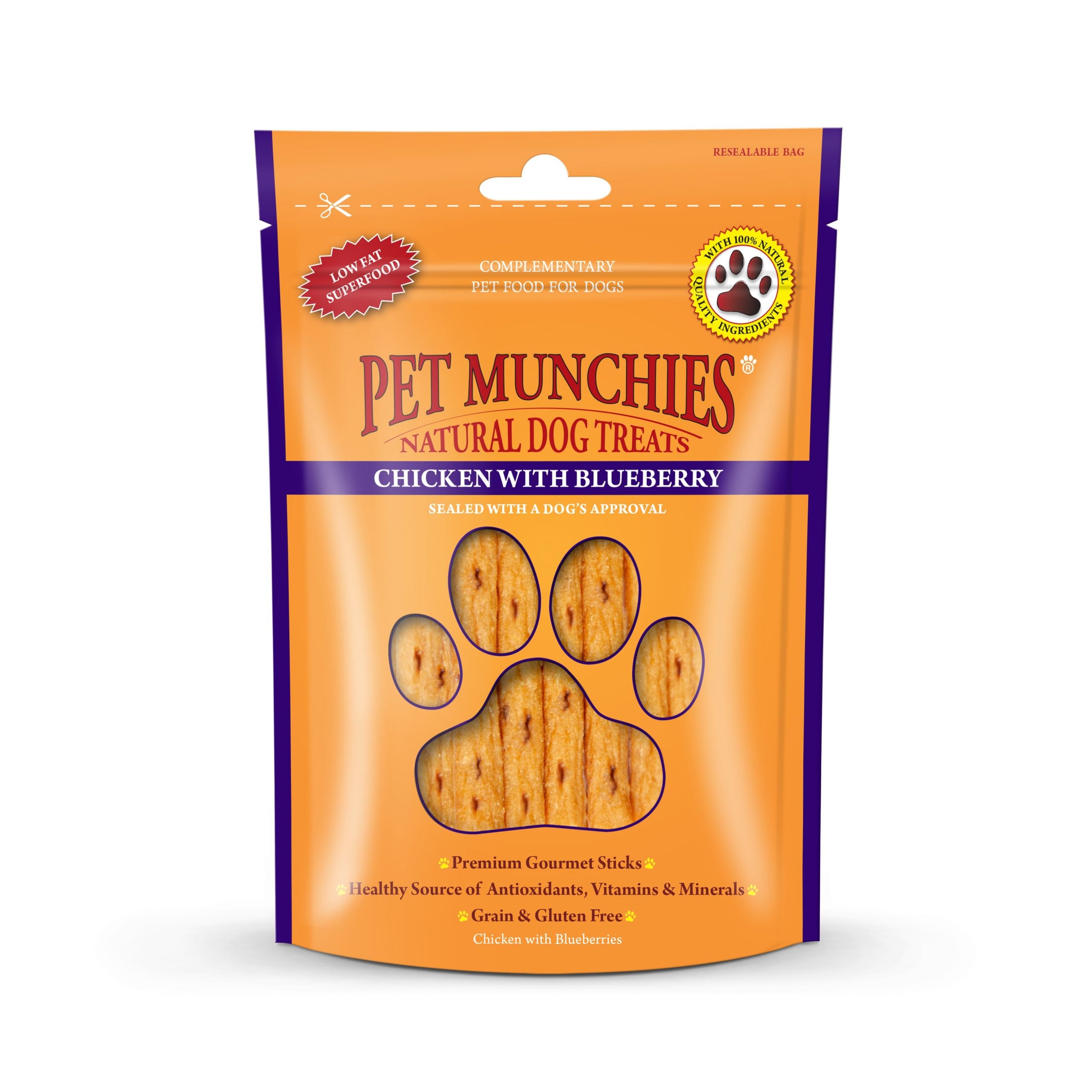 Pet Munchies Chicken Twists Dog Treats 290g - 1 or 3 Pack