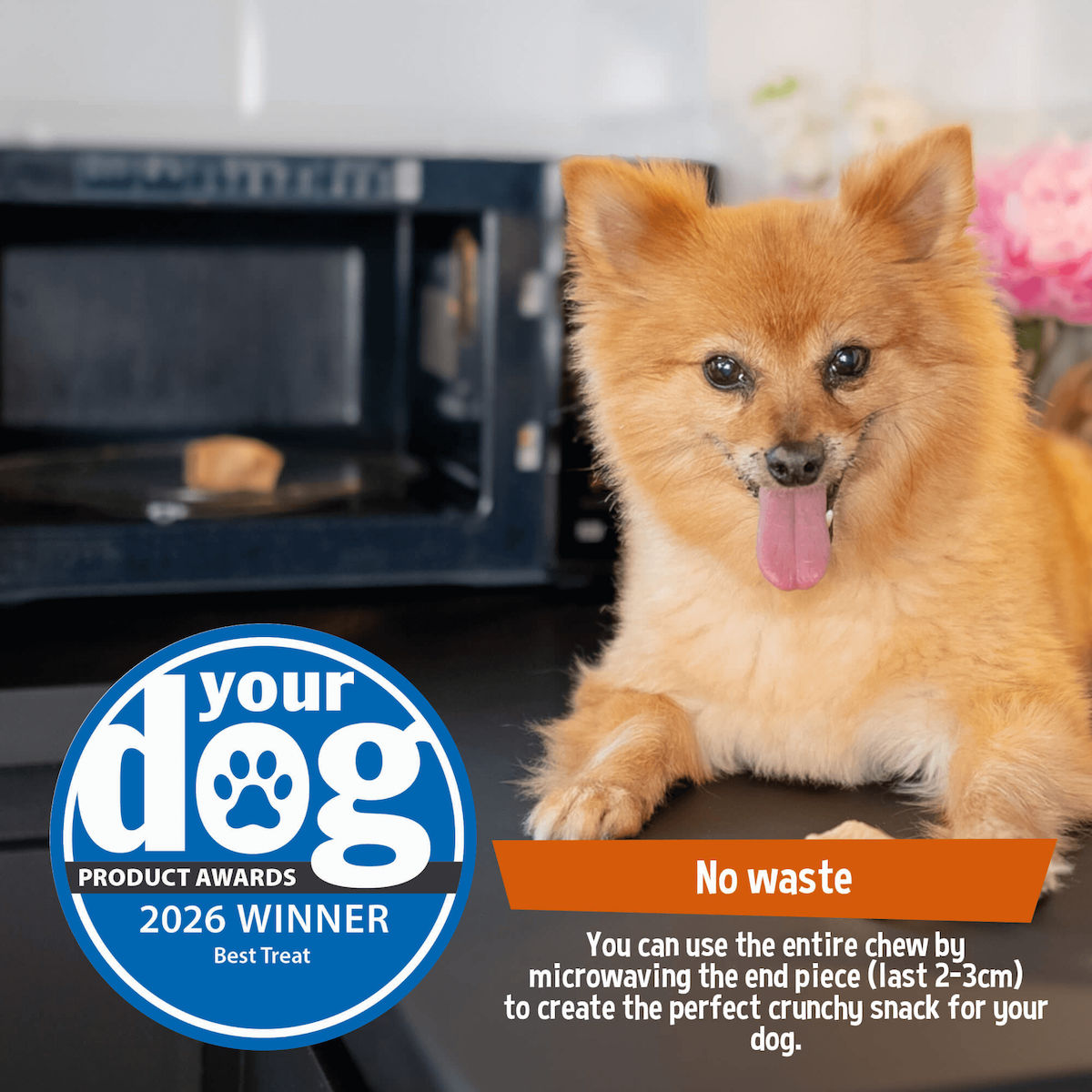 YAKERS Peanut Butter & Banana Dog Chew