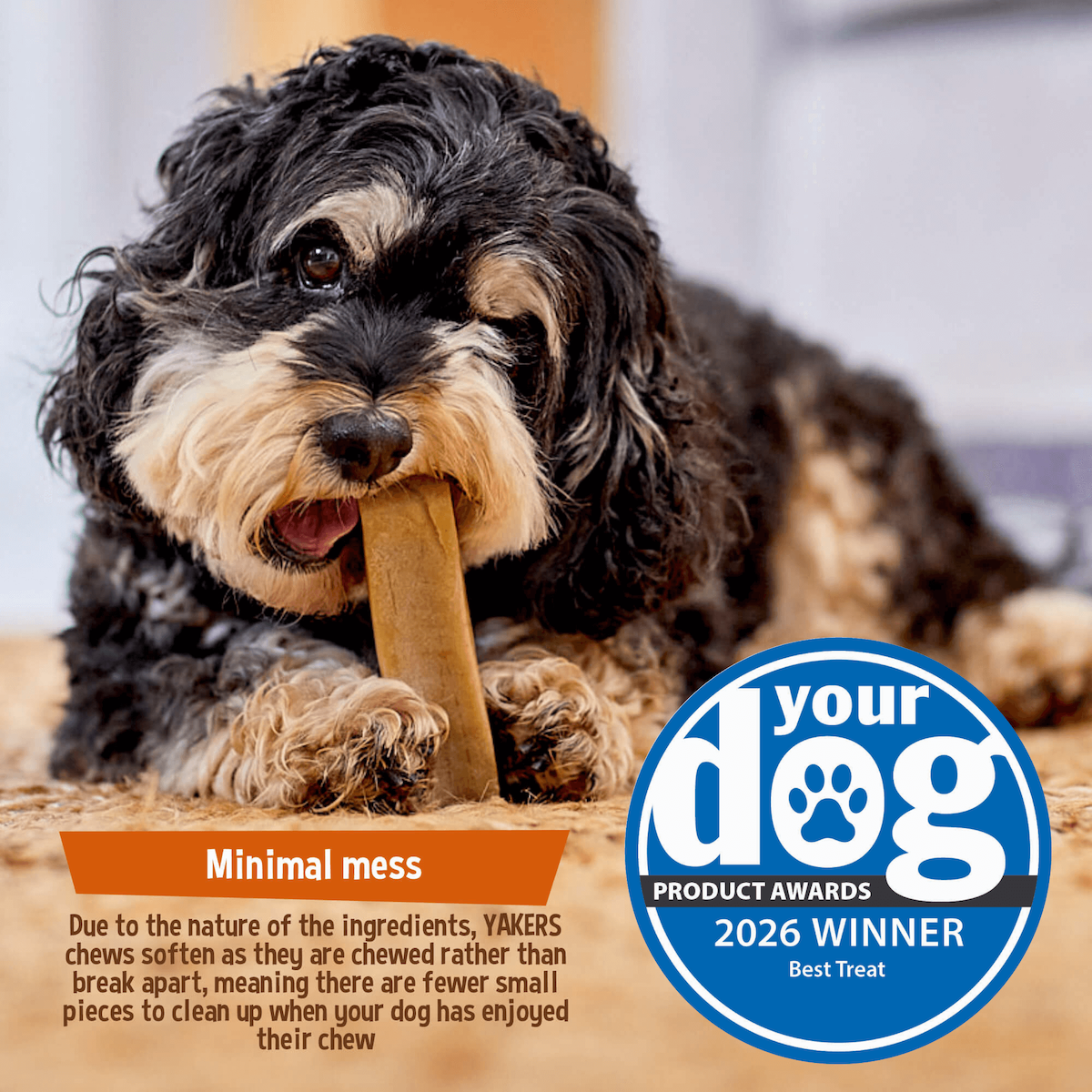 YAKERS Peanut Butter & Banana Dog Chew