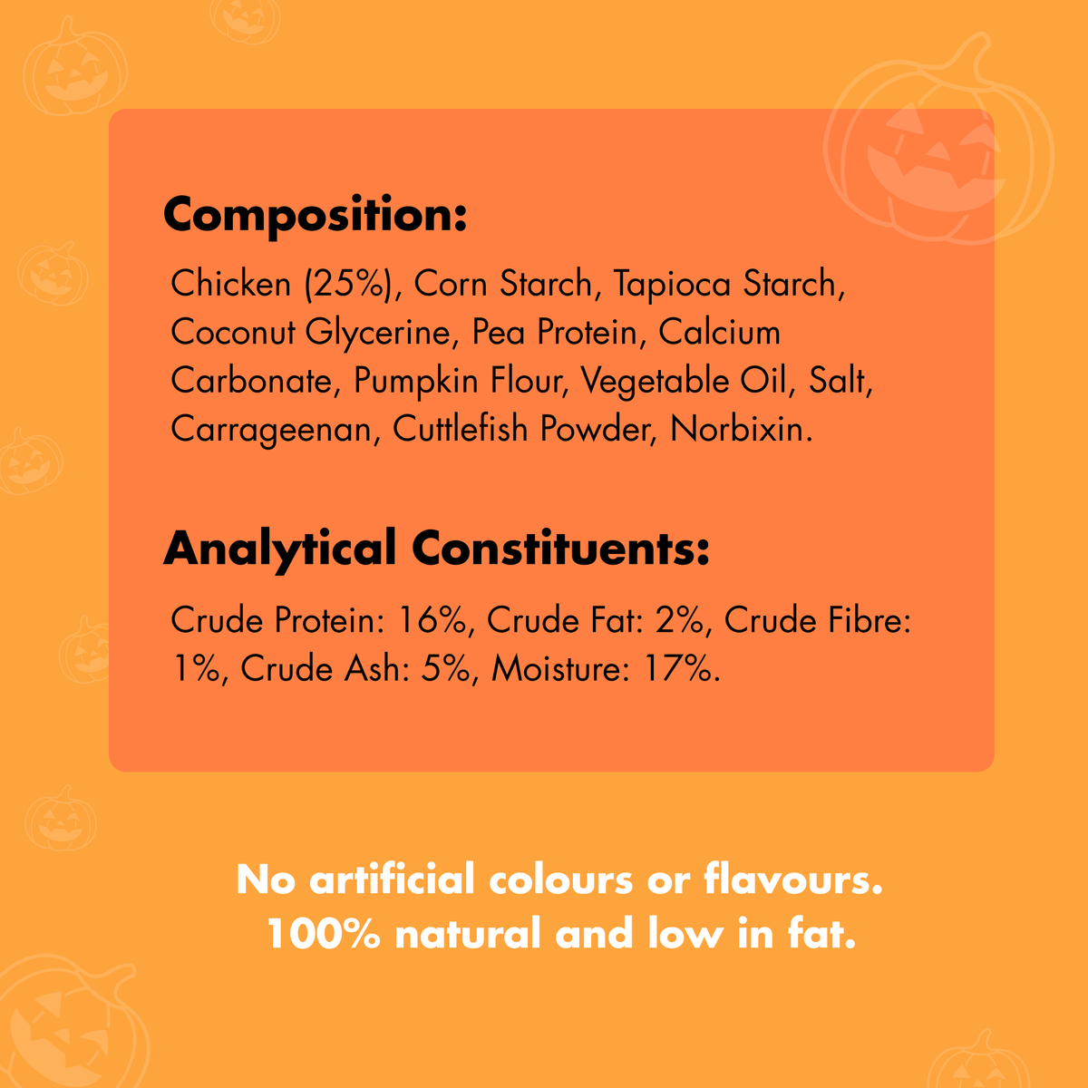 Pet Munchies Spooky Sticks with Chicken & Pumpkin 70g