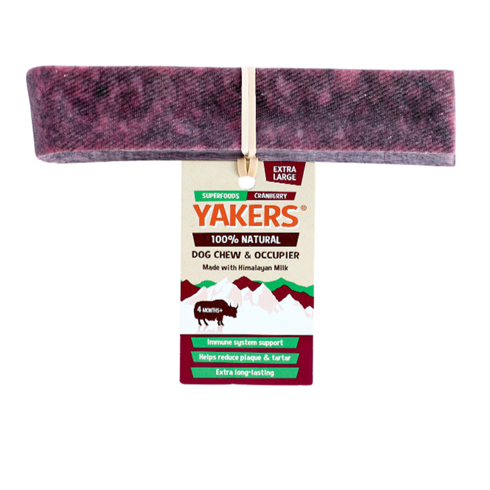 YAKERS Cranberry Dog Chew XL