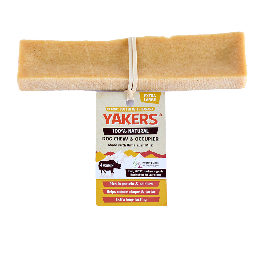 YAKERS Peanut Butter & Banana Dog Chew