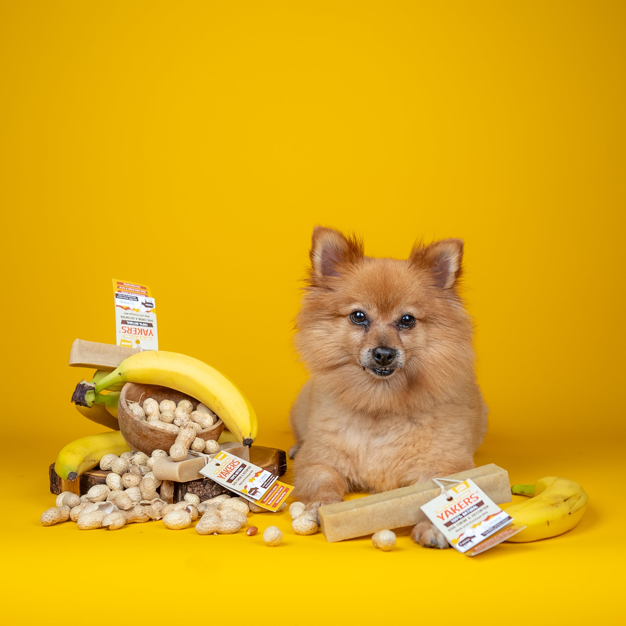 YAKERS Peanut Butter & Banana Dog Chew