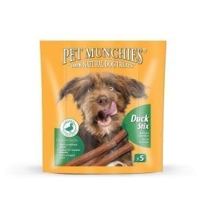 Pet Munchies 100% Natural Real Chicken & Rawhide Dumbbells 100g 